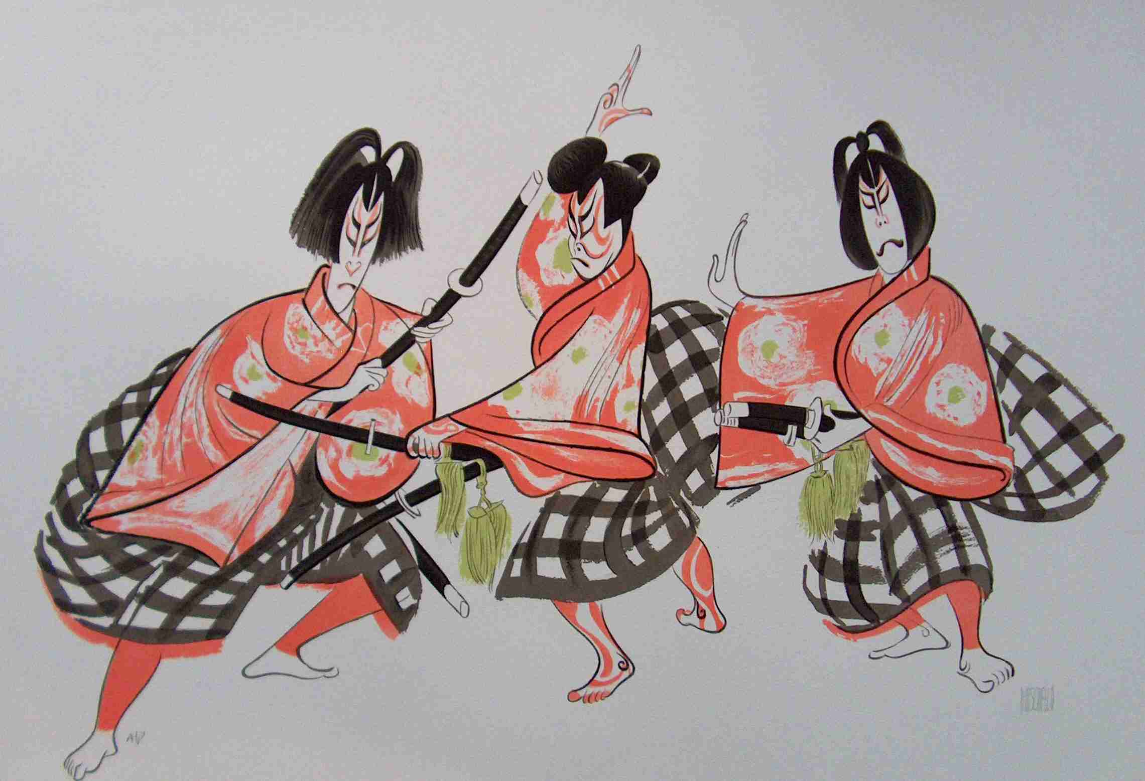 [ Kabuki Sugawara - From The Kabuki Theater Series ]