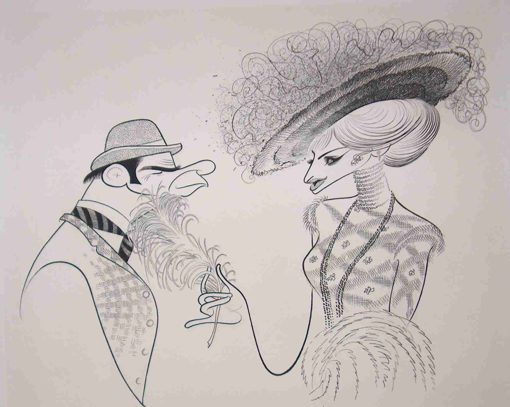[ Barbra Streisand and Walter Matthau in Hello Dolly ]