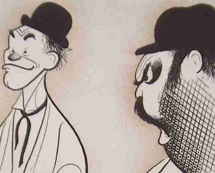 Zero Mostel and Burgess Meredith in Waiting for Godot